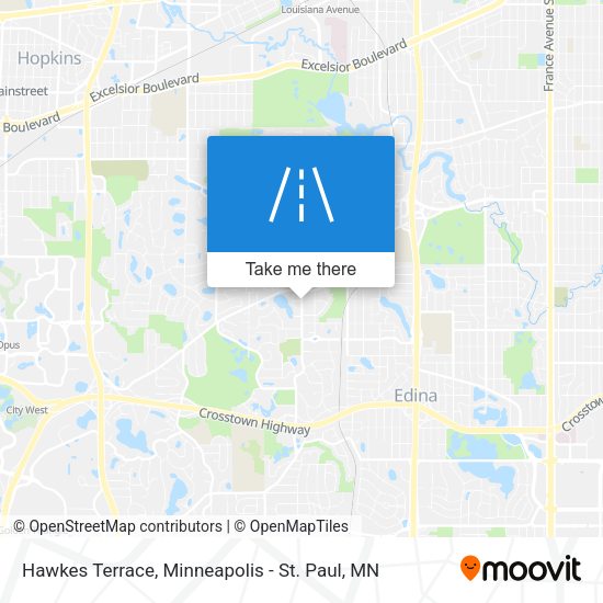 Hawkes Terrace map