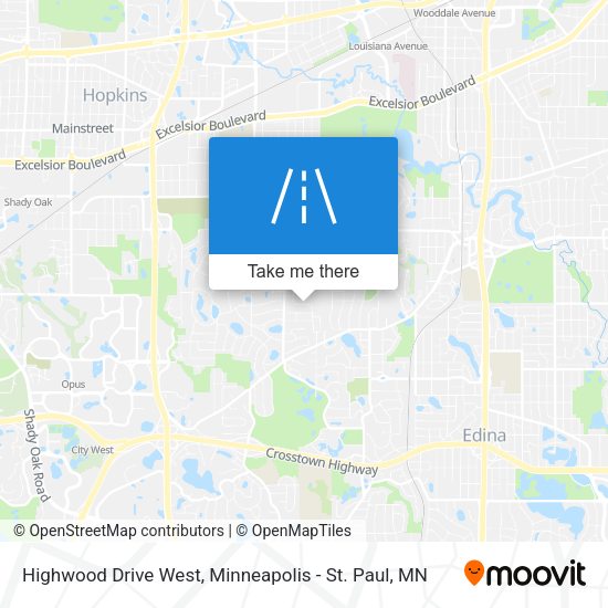 Mapa de Highwood Drive West