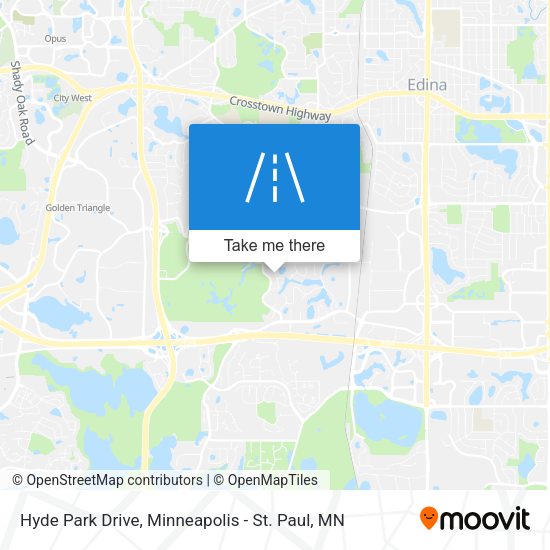 Hyde Park Drive map