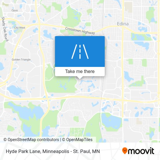 Hyde Park Lane map
