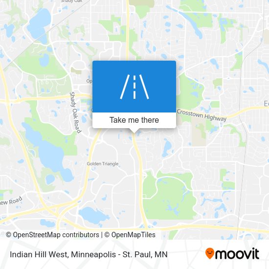 Indian Hill West map