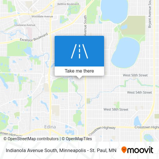 Mapa de Indianola Avenue South