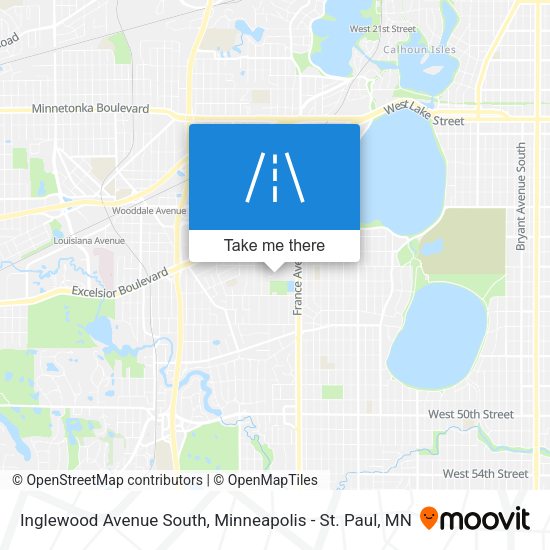Inglewood Avenue South map