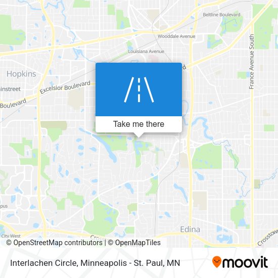 Interlachen Circle map