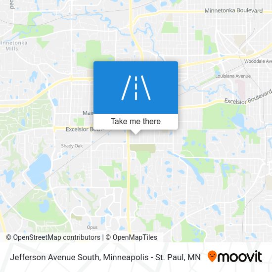 Mapa de Jefferson Avenue South