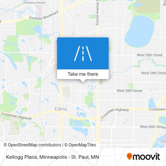 Kellogg Place map