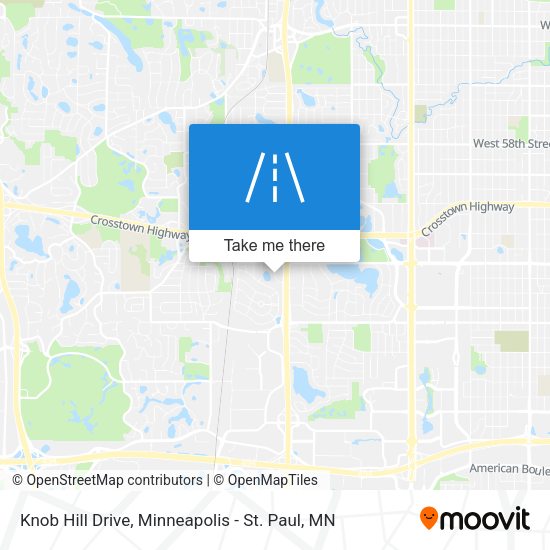 Knob Hill Drive map