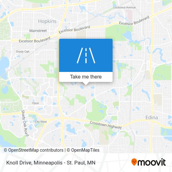 Mapa de Knoll Drive