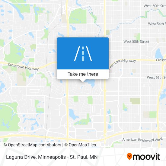 Laguna Drive map