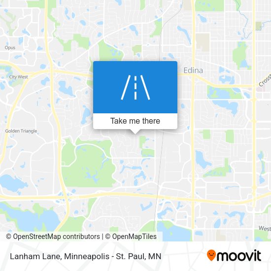 Lanham Lane map