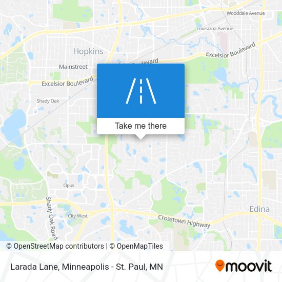 Larada Lane map