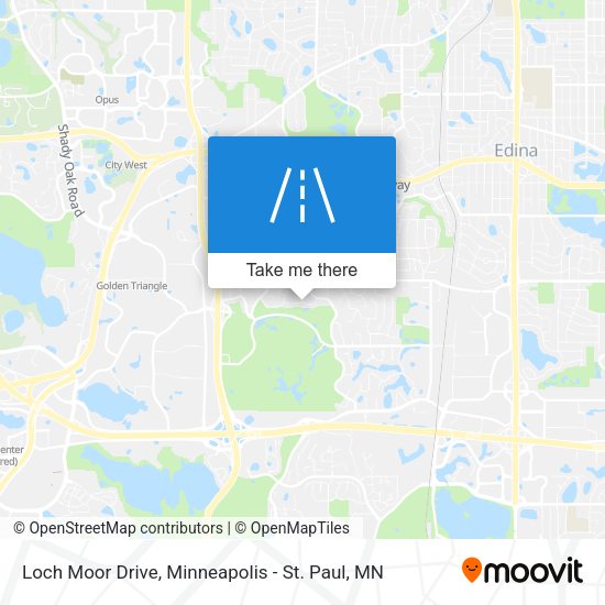 Loch Moor Drive map