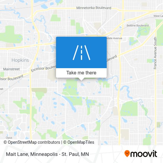 Mait Lane map