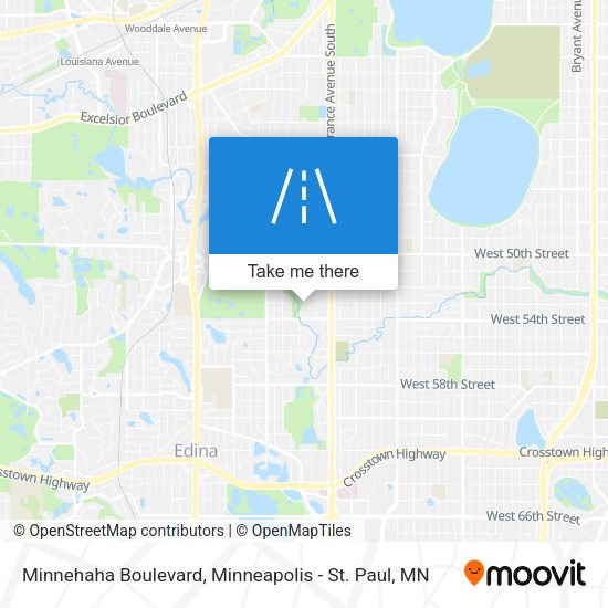 Mapa de Minnehaha Boulevard