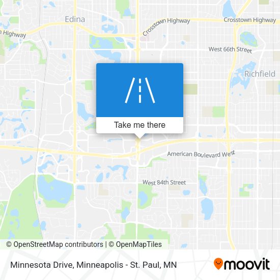 Mapa de Minnesota Drive