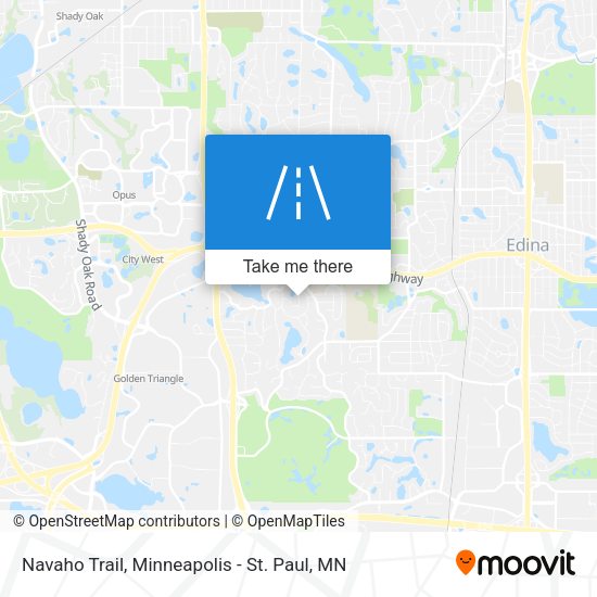 Navaho Trail map