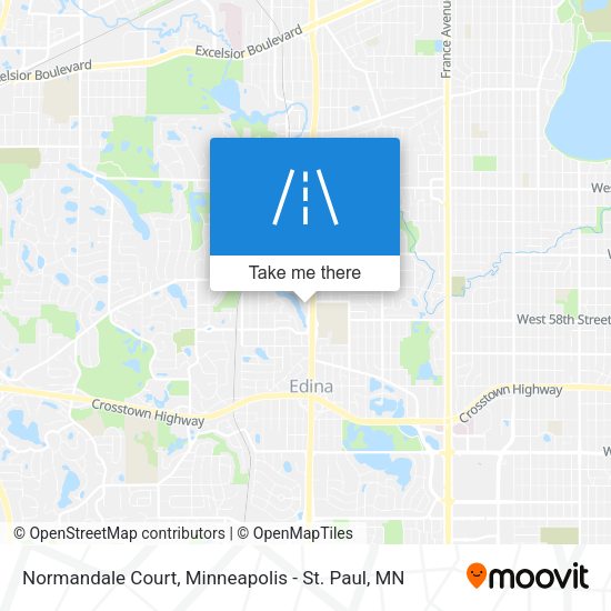 Normandale Court map