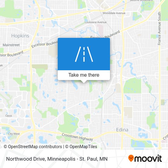 Northwood Drive map