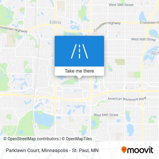Parklawn Court map