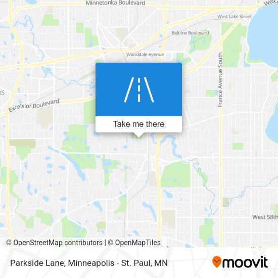 Mapa de Parkside Lane