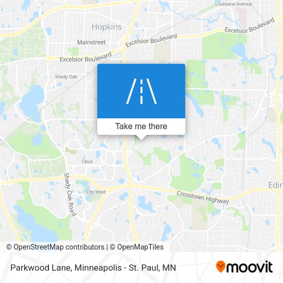 Parkwood Lane map