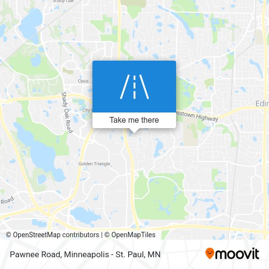 Pawnee Road map