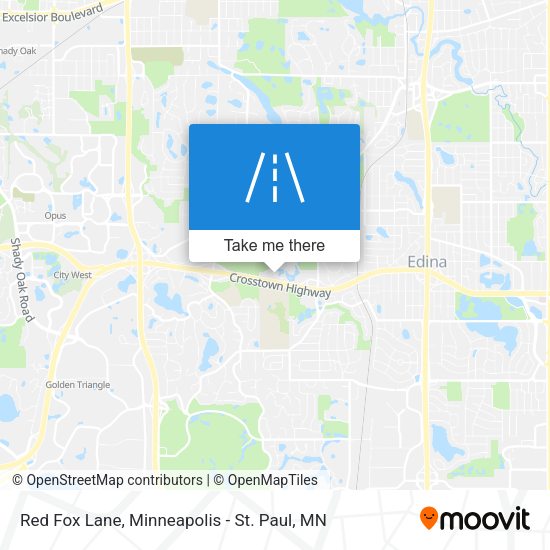 Red Fox Lane map