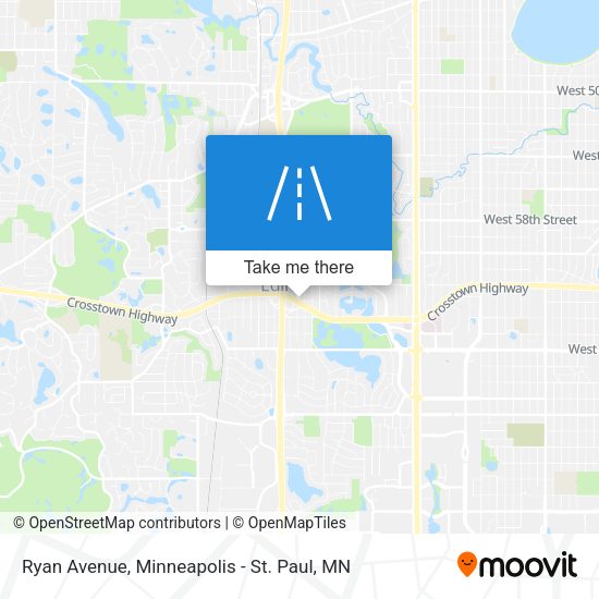 Ryan Avenue map