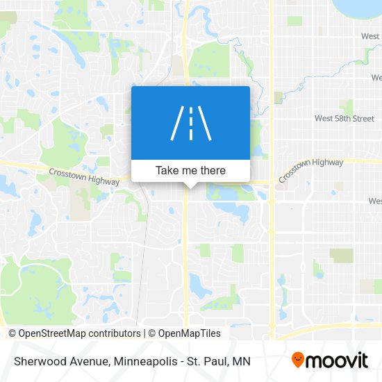 Mapa de Sherwood Avenue