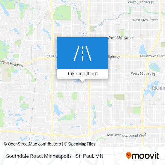 Mapa de Southdale Road