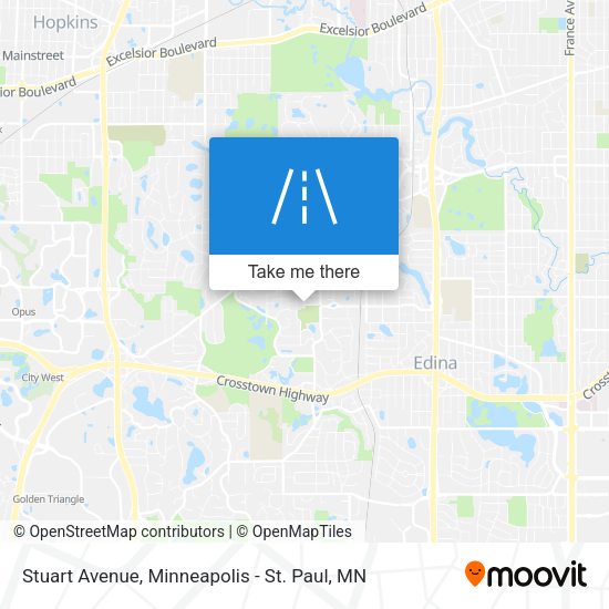 Mapa de Stuart Avenue