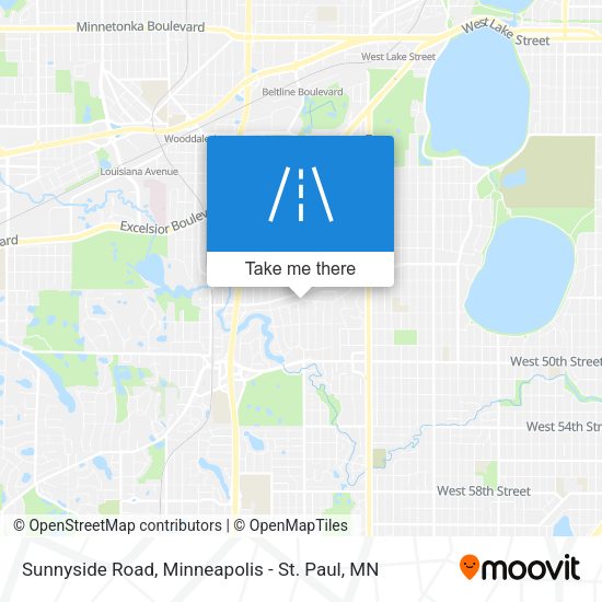 Sunnyside Road map