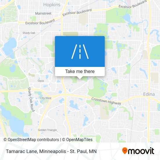 Tamarac Lane map
