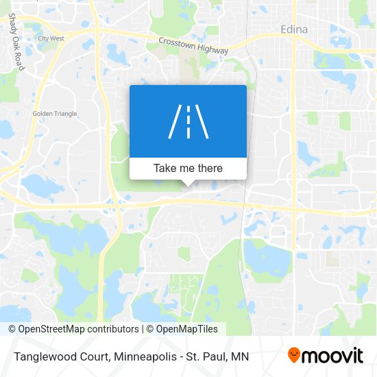 Tanglewood Court map