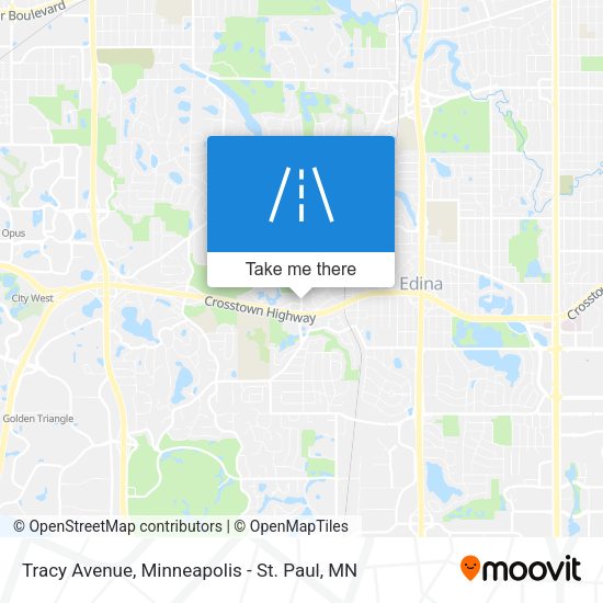 Mapa de Tracy Avenue