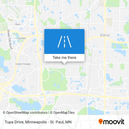 Tupa Drive map