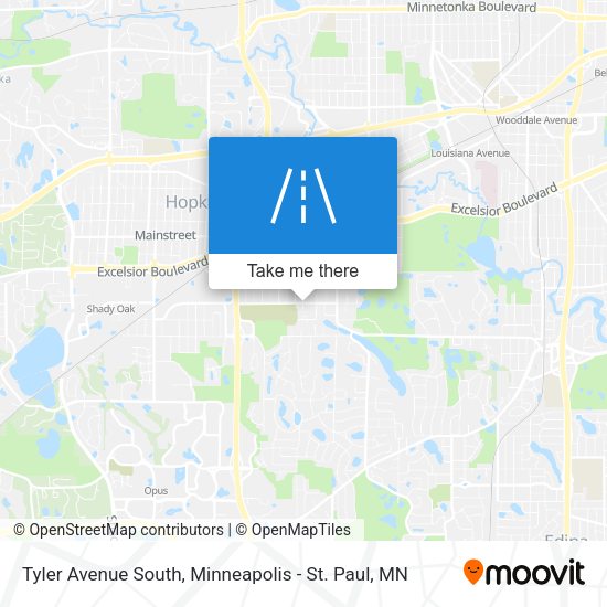 Mapa de Tyler Avenue South