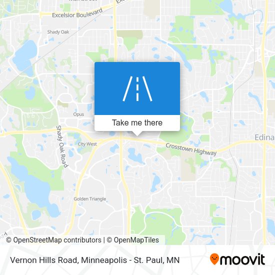 Vernon Hills Road map