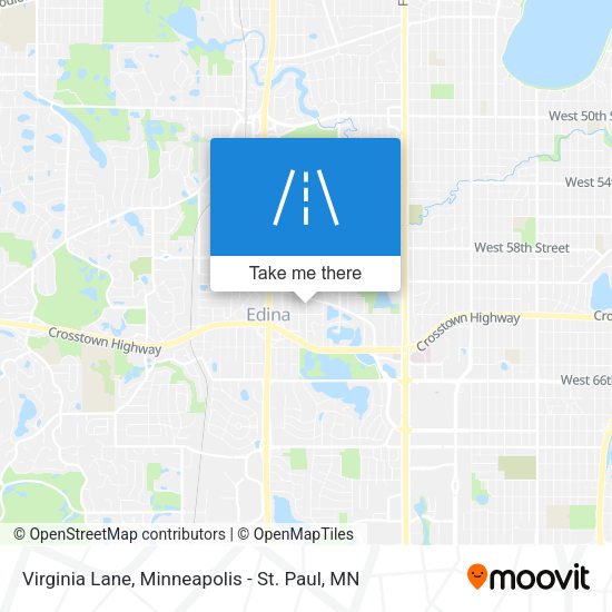 Virginia Lane map