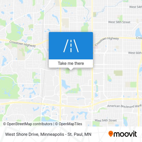 Mapa de West Shore Drive