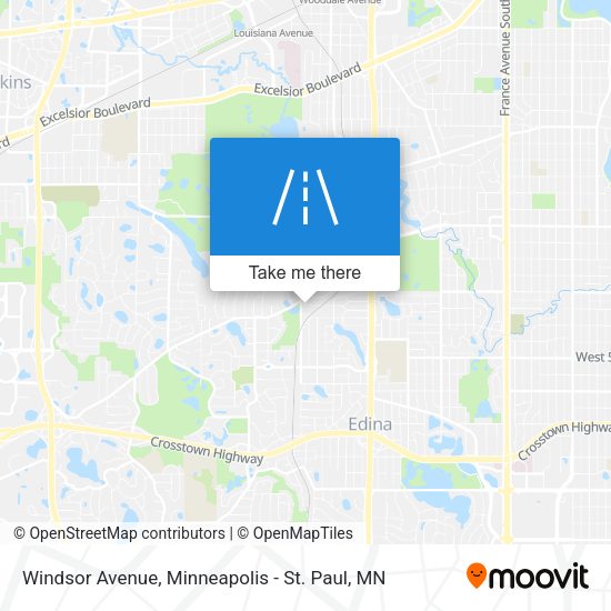 Windsor Avenue map