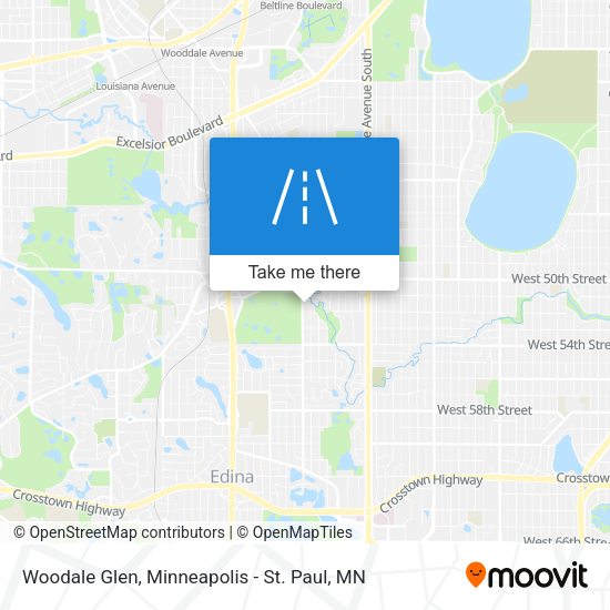 Mapa de Woodale Glen