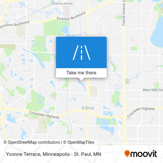 Yvonne Terrace map