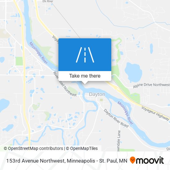 153rd Avenue Northwest map
