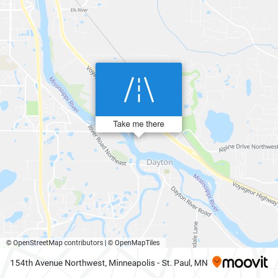 Mapa de 154th Avenue Northwest