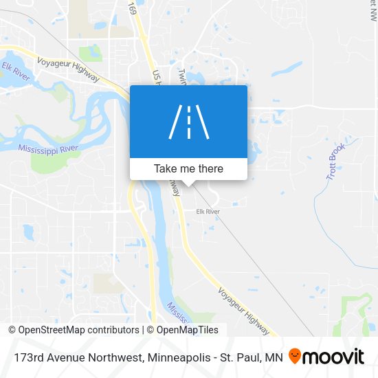 173rd Avenue Northwest map