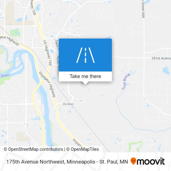 175th Avenue Northwest map
