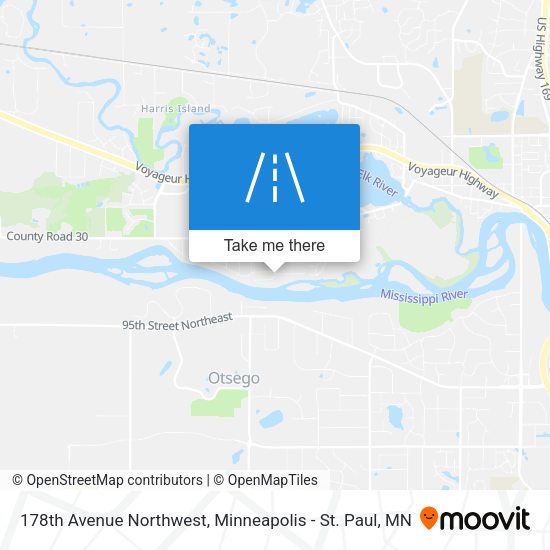 Mapa de 178th Avenue Northwest