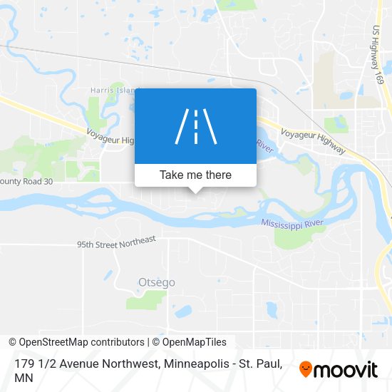 179 1/2 Avenue Northwest map