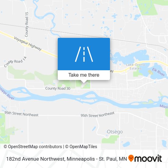 182nd Avenue Northwest map